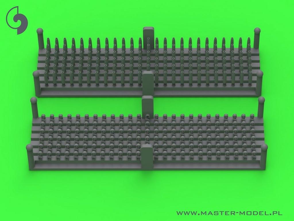 Master Модель WW2 Американский пулемет Browning M2HB Калибр Патронная лента Звенья и пустые гильзы 150 штук Пластиковая модель 1/35 .50 (12.7mm) Набор,