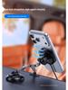 25W Magnetic Car Phone Holder with Wireless Charging and Suction Cup Mount