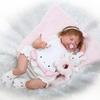 Кукла Reborn Pinky Reborn 20 дюймов 50 см, спящая девочка в полном силиконовом корпусе, детская игрушка в подарок