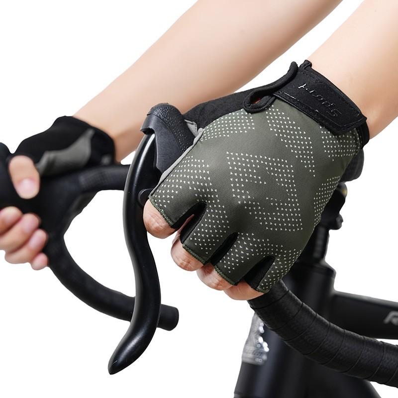 Unisex Gym Gloves Half-Finger Weightlifting Pull-Ups Cycling Yoga Breathable Anti-Slip Wear-Resistant