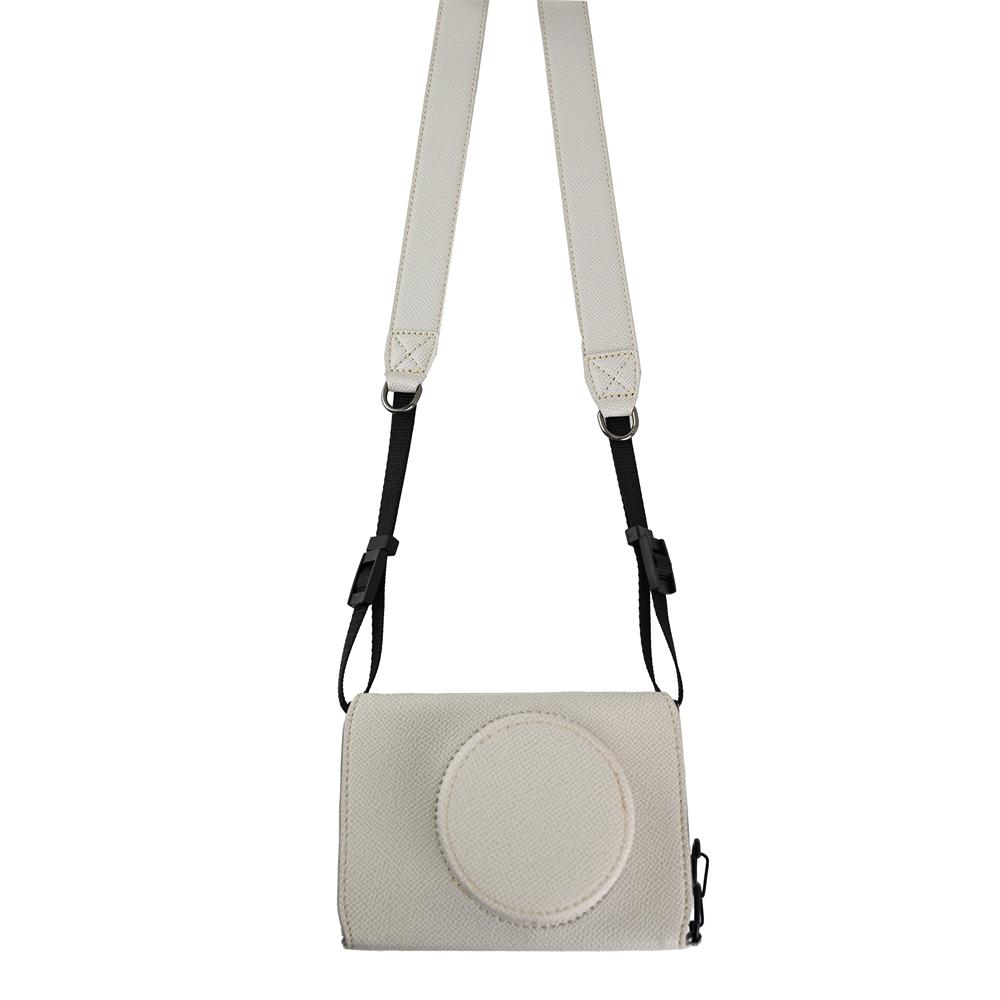 Palm Print PU Leather Case for Fujifilm X-E5 Fuji XE5 Camera Storage Bag Hard Protective Shell with Shoulder Strap