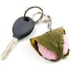 Food replica keychain - Sakuramochi (cherry blossom rice cake) that looks like you could eat it 081OK