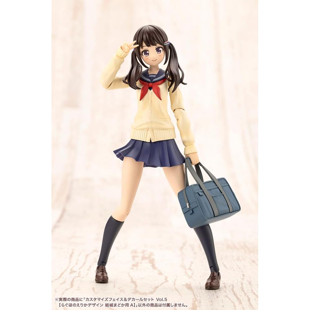 Kotobukiya Набор сменных лиц и декалей Vol.5 для Мадоки Юки, модель в масштабе 1/10, высота 18 мм