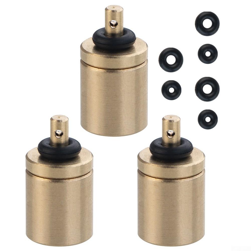 Compact Copper Nozzle Connector for Easy Gas Cylinder Refills 3pcs
