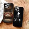 Чехол для телефона с изображением Иисуса Христа для iPhone 17,16,15,14,13,12,11 Plus,Pro Max,XS,Цветной Серебряный Внутренний Чехол