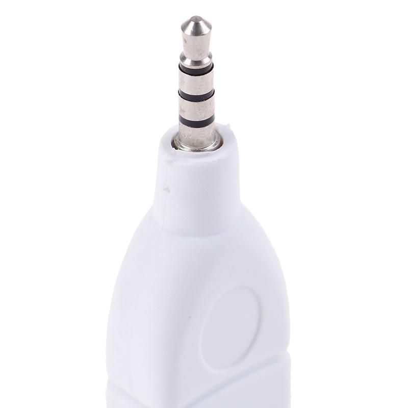 Адаптер-конвертер USB 2.0 Female to 3.5Mm Male Aux Audio Car Plug Jack White
