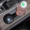 2026 Hot 2Pcs Car Coaster Water Cup Mat Non-Slip Pad For Volkswagen VW Golf Amarok Beetle GTI Magotan T-ROC T-Cross Polo Atlas ID3 Tiguan