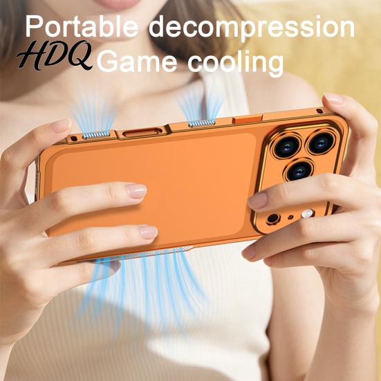 Shockproof Metal Bumper Case for IPhone 18 Pro And Max Slim Thin Magnetic Easy Installation Phone Shell Cooling Frame with Detachable Lens