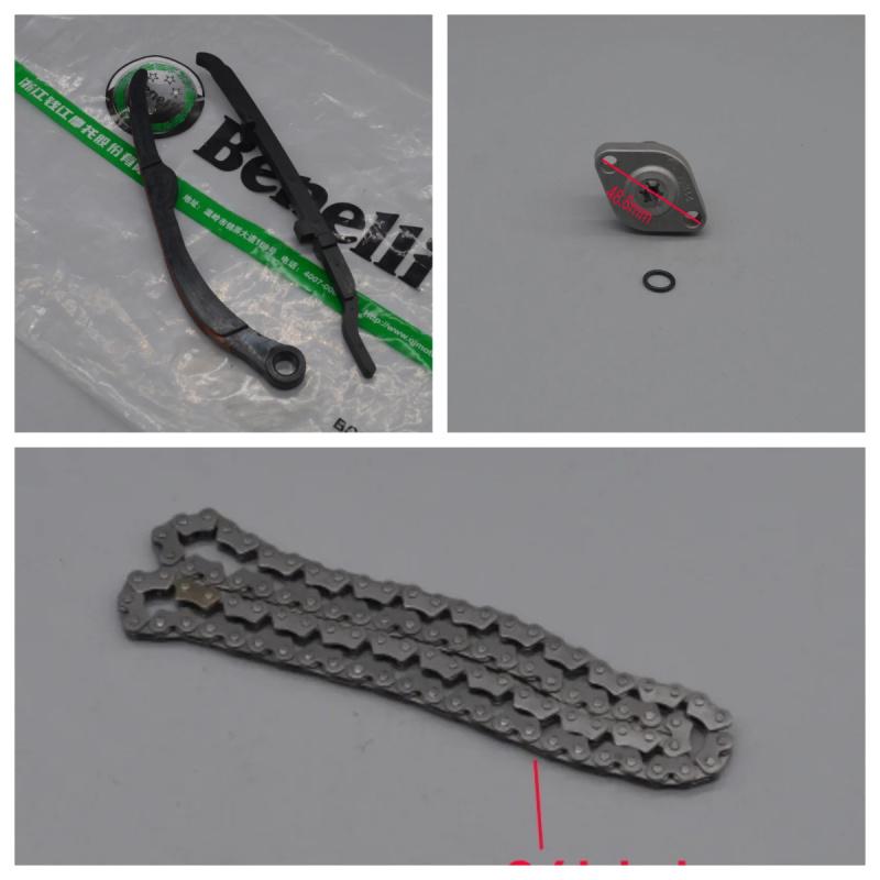 Motorcycle 125cc engine time chain tensione guide board gear plate for Benelli Tornado Naked TNT 125 135 TNT125 BJ125-3 125cc