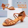 Дети Девочки Женщины Латинское Танго Вальс Низкий Каблук Для Танцев В Помещении Высота Каблука 3 СМ