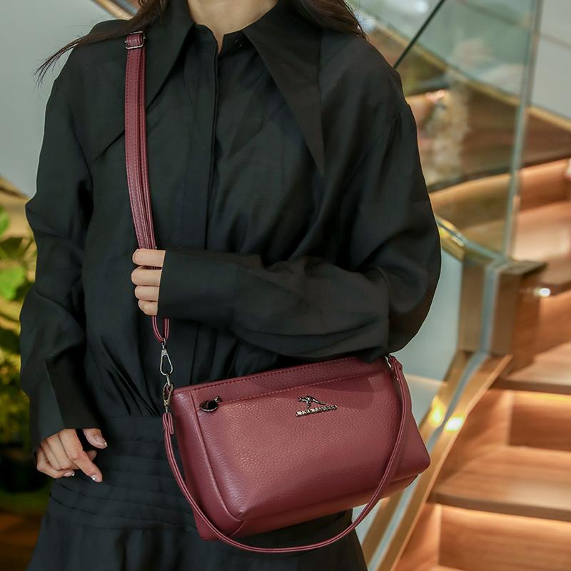 Сумка среднего возраста, женская сумка через плечо, многослойная сумка для матери