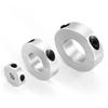 1Pcs Double Split Shaft Collar Aluminum Alloy Clamp-Type Collar New Fixed Locking Limit Ring