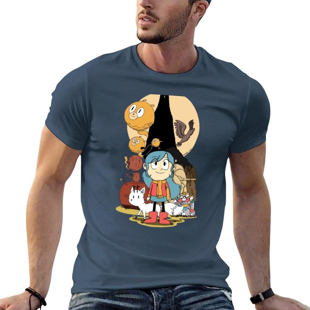 Hilda Netflix TShirt t shirts for Unisex cotton anime t shirts for Unisex Unisex t shirts graphic Tshirt