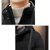 Brand Clothing Men Winter Parka Long Section 2 Colors New Warm Thicken Jacket Outwear Windproof Coat Hooded Plus Size S-4XL