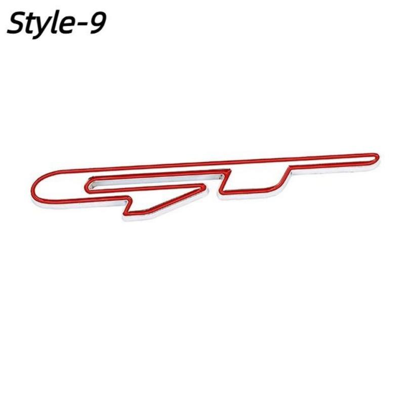 Автомобиль GT LINE Styling Metal Car Badge Rear Emblem tail наклейка для 206 208 308 307 207 208 3008 407 508 2008 RCZ Rio K3 K5