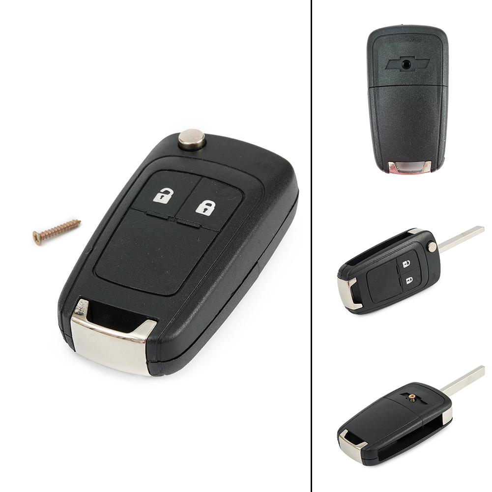 1 Pc 2 Key Or 3 Key Shell Buttons Car Remote Key Shell Case Cover For Chevrolet Cruze Spark Orlando Flip Folding Car Key Shell