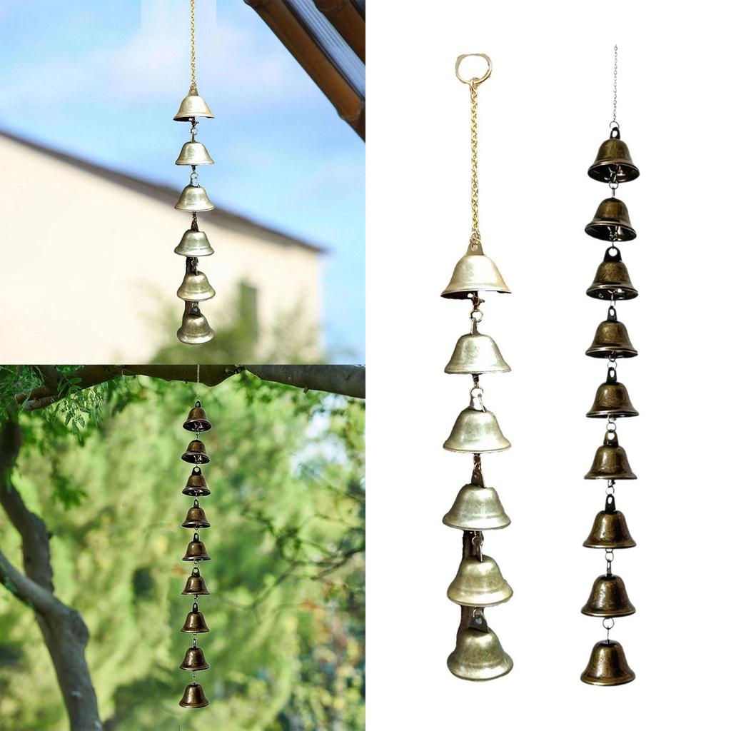 Traditional Wind Chime Outdoor Metal Hanging Bell for Garden Wall Decoration for Balcony Yard