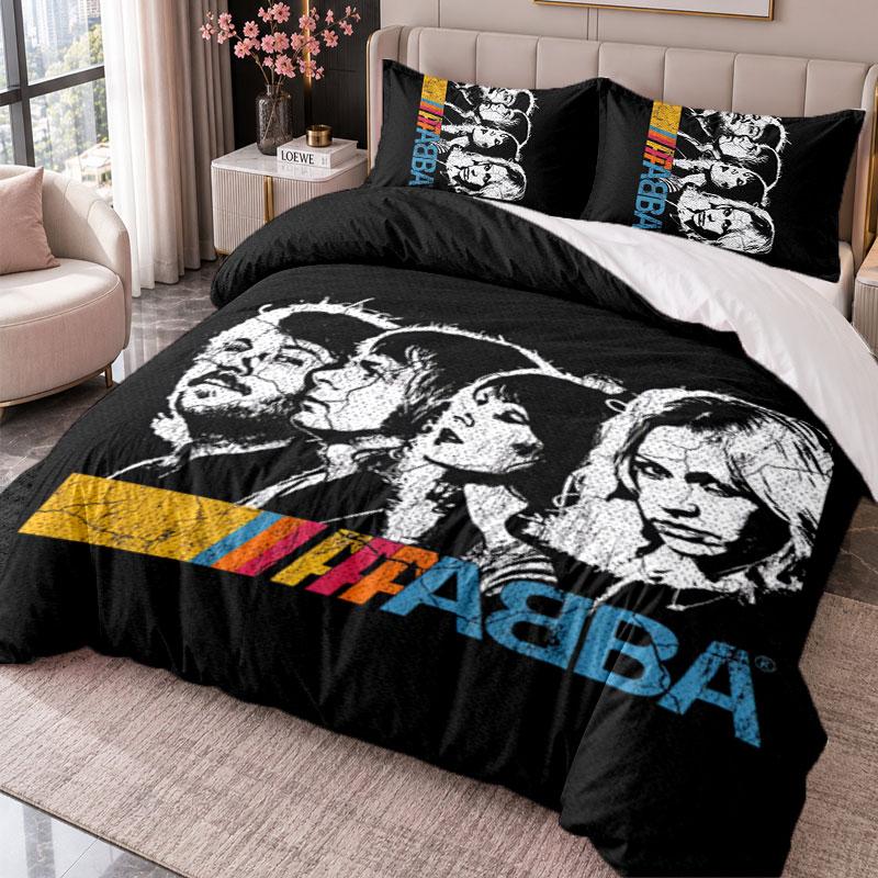 ABBA 3-предметный комплект постельного белья Пододеяльник с двумя наволочками Для спальни Домашний декор