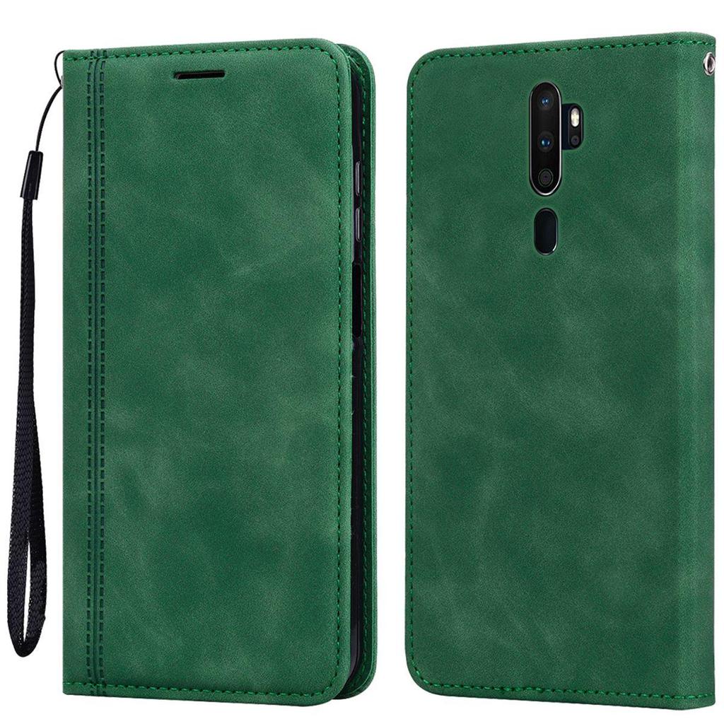 Флип-кошелек с магнитной застежкой для телефона OPPO A9 2020, A5 2020, винтажная обложка из ПУ-кожи с держателем для карт