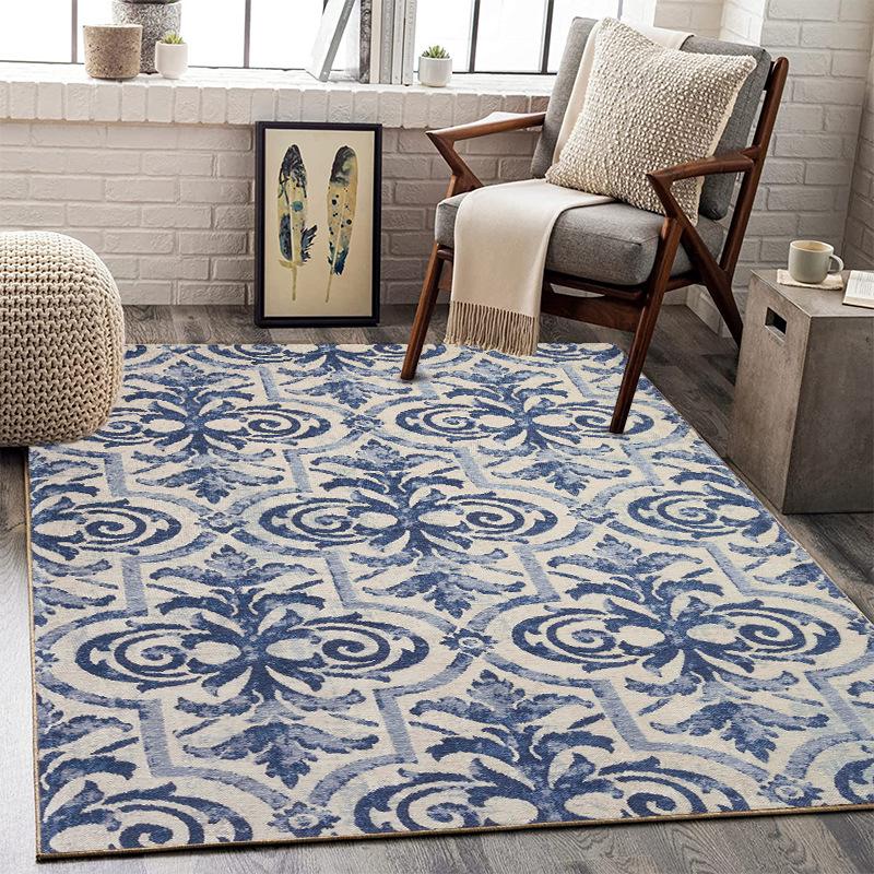 European Ethnic Style Home Bedroom, Living Room, Study, Entrance Mat, Computer Chair Mat, Circular Carpet