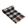 1PCS Autumn Winter Fashionable and Trend Plaid Scarf Luxury Women Color Matching Tassel Bib Scarves Imitation Cashmere Shawl