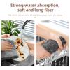 2/4/6 шт. кухонное ежедневное полотенце для посуды из микрофибры, утолщенное, волшебная салфетка для уборки, впитывающая губка, антижировые тряпки для протирки