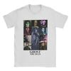 Мужские футболки Ghost B.C. Винтажная хлопковая футболка с коротким рукавом и круглым вырезом, одежда больших размеров