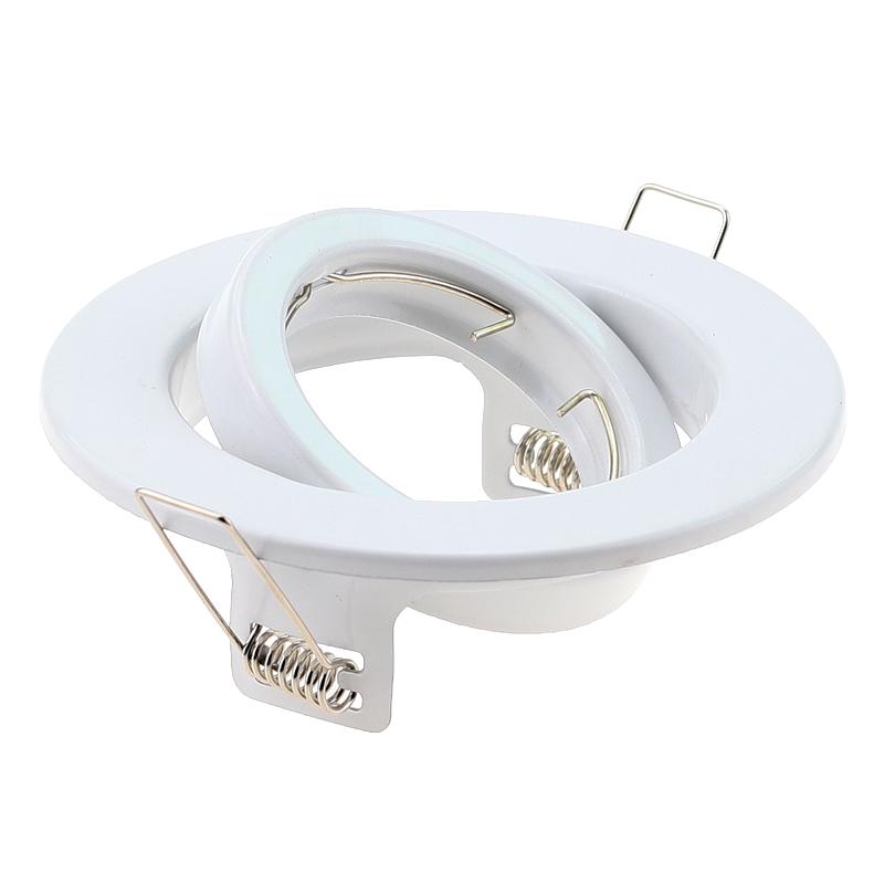 2/6/10 шт. Новый дизайн GU10 гнездо встраиваемая алюминиевая рамка MR16 основание точечного светильника без регулируемого крепления для ламп MR16 GU10