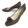 Leather Pumps High Heels 24 Brown Japan(USED)