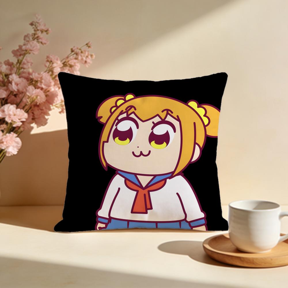 Fashion PPpop Team Epicful Cushion Cover Stylish Washable Pillow Cover Ideal for Couch Bedroom Car Decoration