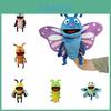 Плюшевая игрушка-кукла-вентролог в виде насекомого для детского рассказывания историй, форма гусеницы, мягкая и приятная на ощупь