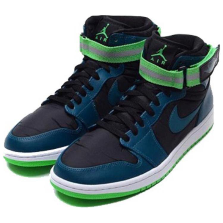 Jordan 1 Высокий ремешок Черный Бирюзовый 342132-013