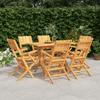 VidaXL 7-Piece Garden Dining Set, Dining Set with Table and Chair, Lounge Set, Patio Furniture, 3155010