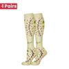 1 пара 58 стилейНовые носки с компрессией с цветами и животными для леггинсов Дышащие для бега Давление Футбол Взрослые носки Компрессионные носки