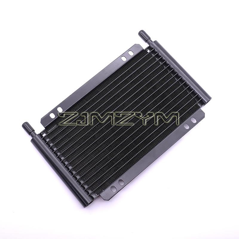 1 Set Universal Transmission Oil Cooler Automatic Manual Aluminum Radiador Gearbox Rapid Cool Plate and Fin 11 15 20 26 Row
