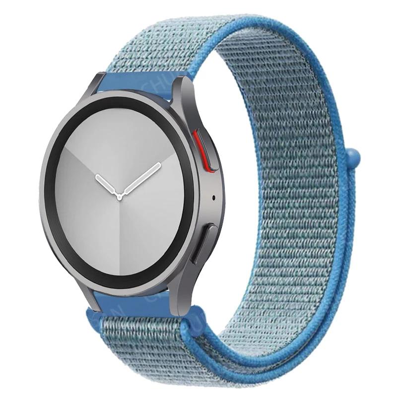 Nylon Loop Band For Samsung Galaxy Watch 6/5/pro/4/Classic/active 2 43-47-44mm 20mm/22mm Sport Bracelet Huawei Gt 4/2/e/3 Strap