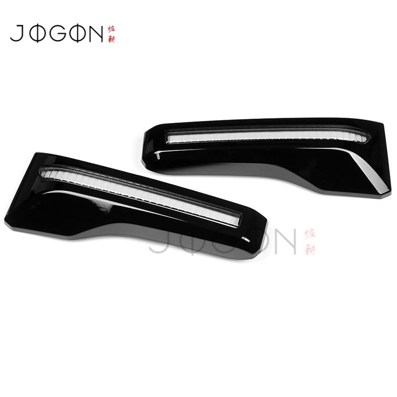 Светодиодная дневная ходовая огня ДХО Автомобильный Передний Фары Боковое Крыло Противотуманная фара Крышка Отделка Для Toyota Land Cruiser 250 Prado LC250 2024+