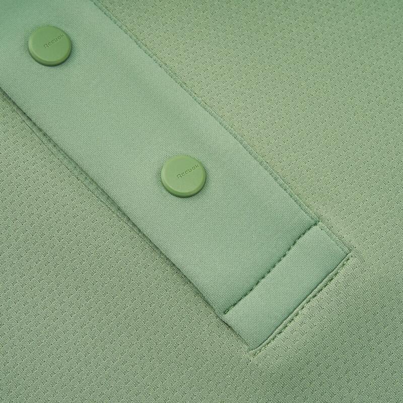 Reebok Beats Polo Series однотонная повседневная свободная дышащая рубашка поло с коротким рукавом унисекс топы зеленая 23RCS419UGL2