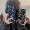 Чехол с кружевным принтом для Samsung S25,24,21,22,23,20,S30,Ultra,Plus,Fe,Lite,Note,5G Черный