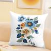 Square Floral Pillowcase Cover Office Living Room Sofa Cuion Cover Digital Printing Removable Waable Pillow Insert