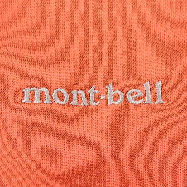 Montbell мужская свободная одежда хлопковая толстовка на молнии кораллово-розовый xl