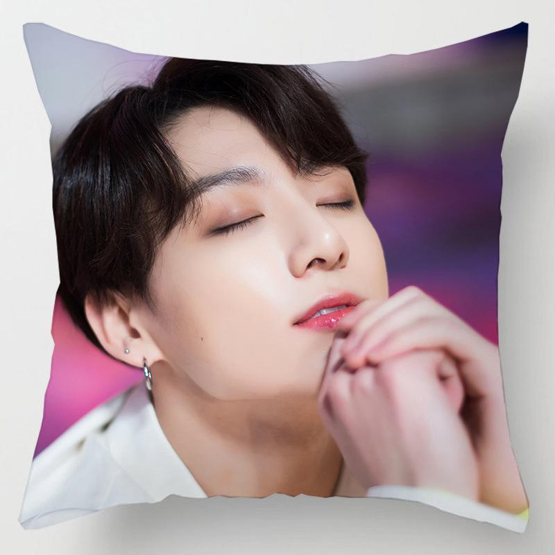 Уютная 45см Kpop Bts Bangtan Boys Наволочка Декоративная Мягкая Наволочка Для Дома