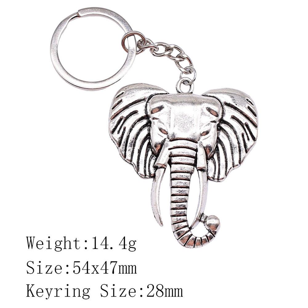 Wedding Anniversary Men Keychain Elephant Key Ring Women's Clothing Chains For Boys