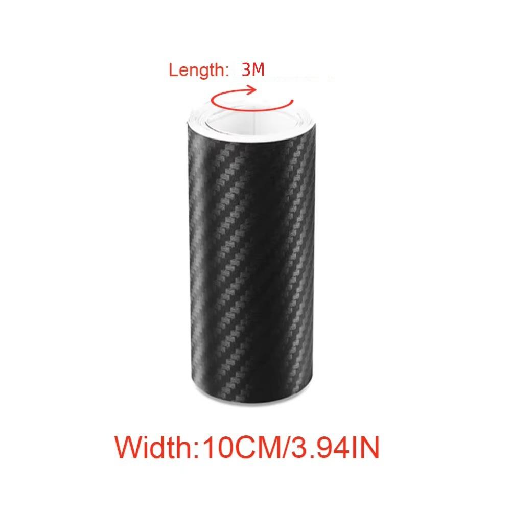 Anti Scratch Carbon Fiber Sticker 3D Car Protective Film New Car Bumper Sticker