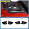 1 пара сменных карбоновых накладок на зеркала для Hyundai IX25 2020-2025, глянцевые черные боковые крылья, модифицированные крышки зеркал заднего вида