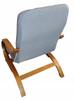 Finka Armchair Cover Grey Thick Jacquard