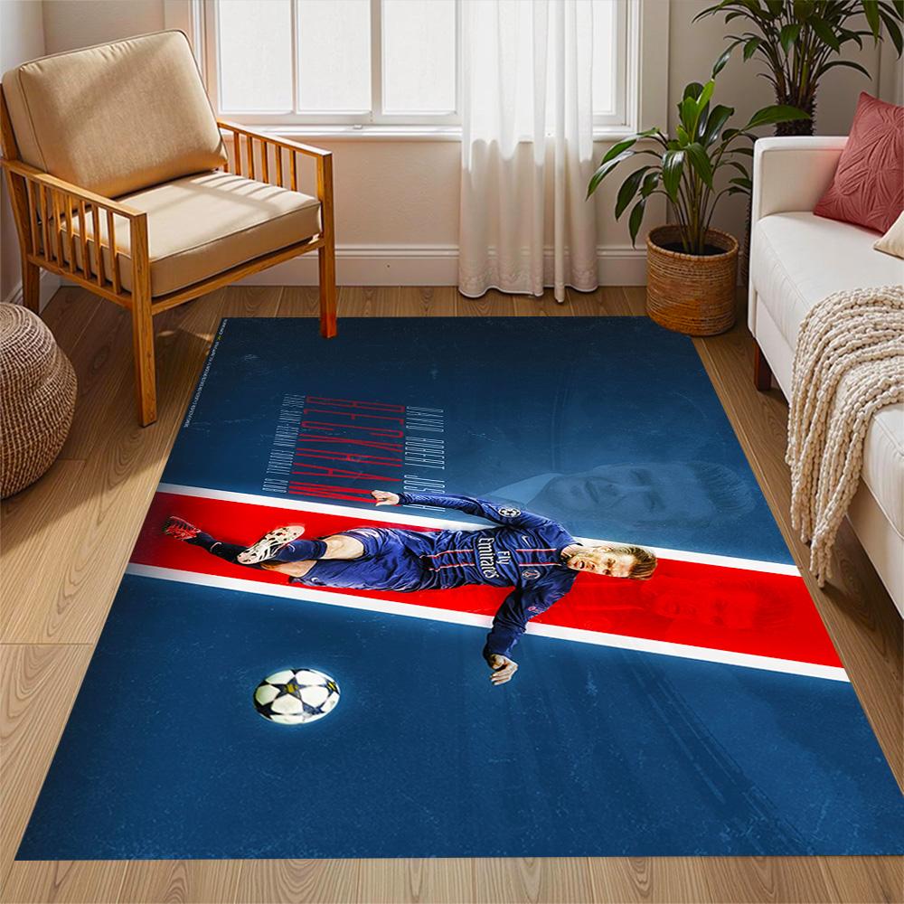 Man Black White Carpet Design for Dining Room Playrooms Decorate room Study room Anti-slip Rug Office home decor
