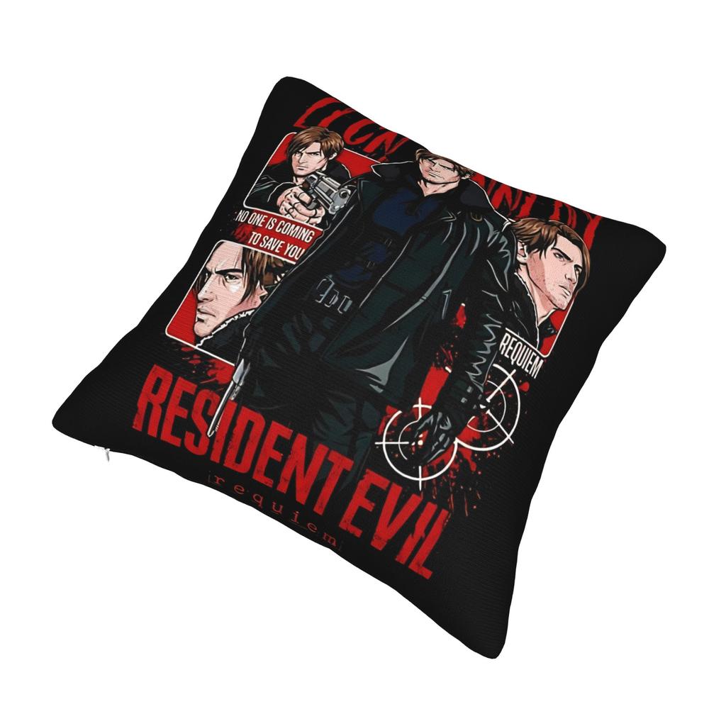 Леон Кеннеди Biohazard Resident Evil 9 Requiem Наволочка Продукт Чехол для Подушки Наволочки Декор для Автомобиля Квадратный Разные Размеры
