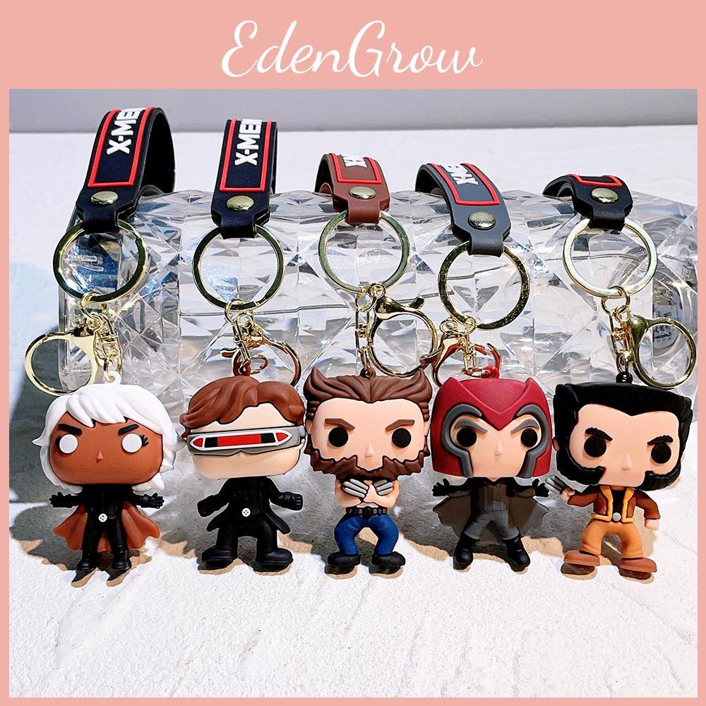 Adorable Deadpool Wolverine Keychain Cute Cartoon Key Fob For Bags And Cars