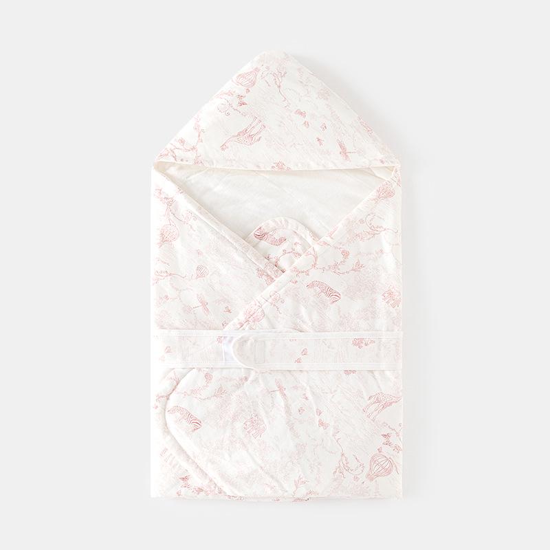 Newborn Pure Cotton Blanket - Lightweight Spring/Autumn Swaddle Quilt
